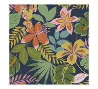 Graham & Brown Envy So Exotic Night Wallpaper | Paste the Wall Application | Navy Floral Wallcovering | Eco-Friendly
