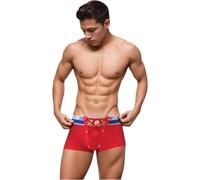 Envy Sporty Lace Up Trunk Red