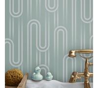 Envy Ups n Downs Pistachio Wallpaper