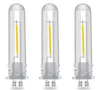 enwant Solar Light Replacement Bulbs for Fence Garden Post Patio Backyard LED Outdoor Solar Light Bulbs Solar Powered, Waterproof Solar Outdoor Light Bulbs (3)