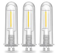 enwant Solar Outdoor LED Light Bulbs, 3V Bright Solar Garden Lantern Light Bulbs Waterproof for Yard Landscape Path Lawn Patio Walkway, Warm White(3 Pack)