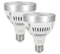 enwant Super Bright Par30 LED Bulbs E27 Base 35 Watts High Output LED Track Light Bulb, 35W = 150W, Non-Dimmable, Spotlight Bulbs Indoor with Cooling Fan, 2 Pack (Natural White 4000K)