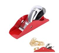 Enweibingshi Hand Planers for Wood, Adjustable Wood Block Planer for Doors, Mini Woodworking Edge Planer for Trimming, Carving, Edge Rounding, Wood DIY Crafting, Furniture Repair (red)