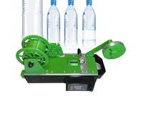 EnweMahi 3D Recycled PET Filament Maker, 3D Printed Bottle Recycler, PET Bottle Recycling, 3D Fiament Pultruded from Pastic Bottles, Families, DIY Makers, Small Studios green