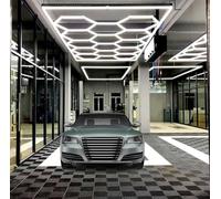 EnweMahi LED Honeycomb Light, 720W Hexagon LED Lights, 6500K,Energy Saving, Durable Honeycomb LED Ceiling Lights for Dust-Free Workshop, Gym, Bar, Honeycomb Lights Ceiling