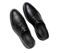 ENWIND Men's Dress Shoes Classic Oxfords Formal Business Shoes Modern Lace-up Derby,Black,5 UK