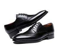 ENWIND Men's Oxford Classic Dress Shoes Casual Business Formal Lace up Shoes,Black,11 UK