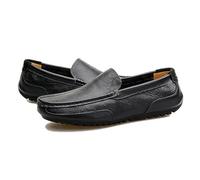 ENWIND Penny Loafers for Men Casual Slip On Dress Moccasins Comfort Driving Boat Shoes,Black,9 UK