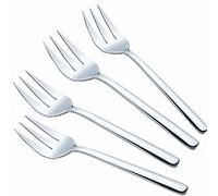 Enwinner Serving Platters Forks Stainless Steel Buffet 9 inch Utensils Cake Butter Pastry Servers (4 pcs serving forks)