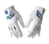 ENWWCH 1pair Of Women's Breathablesoft Golf Gloves Left And Right Hands, All-weather Grip Rainproof For Right Left Handed(Size21)