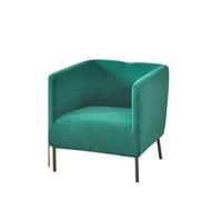 ENWWCH 1PC Square Sofa Cover Elastic Armchair Cover Club Sofa Slipcover Dust-proof NonSlip Single Sofa Slipcovers for Living Room Hotel For Office(Green)