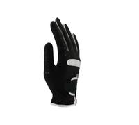 ENWWCH 2 Pcs Mens Golf Glove Micro Soft Fiber Color Black Gloves Men Left/Right Hand Non-Slip For Right Left Handed(Black Right Hand,26 X-Large)