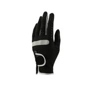ENWWCH 2 Pcs Mens Golf Glove Micro Soft Fiber Color Black Gloves Men Left/Right Hand Non-Slip For Right Left Handed(Black Left Hand,24 Medium Large)
