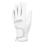 ENWWCH 2Pcs Men's Left Hand Golf Glove Right Micro Soft Fiber Breathable Mens Gloves For Right Left Handed(White Left,23)
