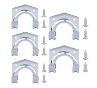 ENWWCH 30 Pcs Storage Wall Hook Metal Hanger Holder with Screw Hanging Hooks Multi-Purpose Iron for Garden Kitchen Garage Tool for Shed Garage