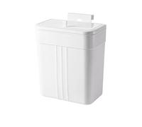 ENWWCH Kitchen Trash Can Wall Hanging With Cover Clamp Special Multi-functional Household Sanitary Bucket Toilet For Countertop(M)