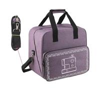 ENWWCH Sewing Machine Bag Large Capacity Travel Home Organizer Bag Multi-Functional Sewing Machine Bag Portable Tote Sewing Machine Accessories for Sewing Machine(Purple)