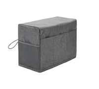 ENWWCH Sewing Machine Bag Sewing Machine Cover with Storage Pockets Universal for Knitting Scissors Presser Feet Domestic Sewing Machine Protective for Sewing Machine(Grey)