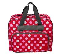 ENWWCH Sewing Machine Bag Sewing Machine Storage Bag 48x31.8x24cm Tote Portable Travel Home Organizer Bag Case for Sewing Tools Accessories for Sewing Machine(Red)