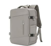 ENWWCH Travel Expanding Backpack Big Capacity Fashion Packpacks Laptop Storage Packs Backpacks for Airplanes(Brown)