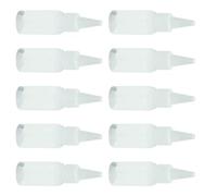 Enwye 10 Pack 30ml PP Paint Mixing Bottles with Stainless Steel Ball and Scale Airbrush Sealed Storage Container for Water/Oil Paint