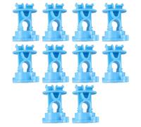 Enwye 10 Pcs Electric Fencing Post Insulators, Bolt Type Insulators ABS Wooden Post Insulator for Electric Fence, Agricultural Garden, Farm Blue