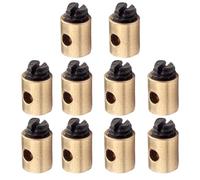 Enwye 10 Pcs Ropes, Brake Cables, Covers Guides, Bicycle Cable Clamp, 5 X 6 Mm, Brass Throttle Cable for Scooter, Motorcycle, Accelerator