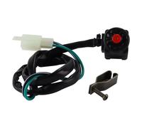 Enwye 22mm Red Push Button Motorcycle Start Stop Switch ABS Plastic Metal Build Universal Fit for Motorcycles ATVs UTVs