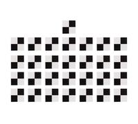 Enwye 27 Pcs Miniature Floor Tiles for Dollhouse Decor Tiny House Flooring Sheets for Dollhouse Accessories Craft Projects and Tiny House Decor Black White