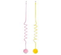 Enwye 2pcs Cat Spring Play Set, Suitable for Hanging on Doors, Windows, Chairs and Other Places To Let Cats Play To Their Heart's Content