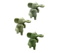 Enwye 3Pcs/Set Plant Propagation Buddy Elephant Plant Propagation Holder for Hydroponics, Elephants Statue Hugger Decor Hanging Off Edge