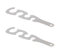 Enwye 4 Hole Stainless Steel Spaghetti Measure Tool Pasta Gadget Spaghetti Ruler Measurer Fast Pasta Measuring Device