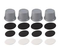 Enwye 4Pcs Adjustable Furniture Risers, 1.6-2.5 Inch Slip Couch Risers Bed for Sofa Bed Table Chair Lifts (Grey)