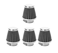 Enwye 4Pcs Mini Air Intake Pipe Filter for Car, Recyclable Air Intake Pipe Replacement, Conical Filter To Increase Engine Power (52mm)