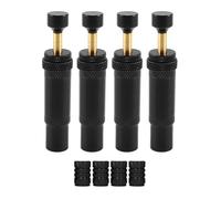 Enwye 4Pcs Tire Automatic Deflator Valve for Car Off Road Desert Sand Play Portable Quick Pressure Reducer with Storage Bag