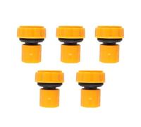 Enwye 5 Pcs 1 Inch Hose Connector, Plastic Water Connection, Spray Mist Nozzle, Hose Coupling, Irrigation, Garden Water Tap, Pipe Connector, Sprayer
