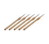Enwye 5 Pcs Detail Fine Tip Brush Set,000 Thin Model Paint Brushes,Artist Professional Mini Paint for Watercolour, Oil,Fine Detailing.