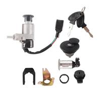 Enwye 50cc Scooter Complete Key Lock Set 4-Wire Switch Assembly for 50cc 150cc Gas Scooters 139QMB GY6 Chinese Mopeds New Popular