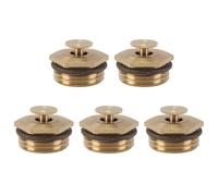 Enwye 5Pcs Brass Spray Nozzles with Atomizer for Water and Centrifugal Adjustable 1/2 Inch Cooling System Outdoor Irrigation for Garden, Lawn, Agriculture