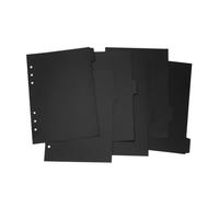 Enwye 6pcs 6 Ring Binder for Everyday UseExtra Wide Dividers for Archive Documents Keep Documents Neatly Organised and Easy To Access