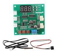 Enwye Dual Channel PWM 4 Pin Fan Controller 12V 24V 48V Thermal Speed Regulator with Temperature RPM Display and Stop Alarm