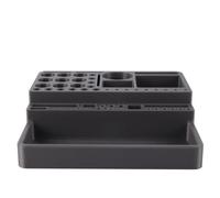 Enwye Fly Tying Station Desktop Organizer PETG Material Compact Portable Fly Tying Tool Storage for Anglers Craft Enthusiasts