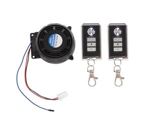 Enwye Motorcycle Alarm System, Alarm with 2 Remote Controls, Waterproof, Anti-Theft Protection, Adjustable Sensitivity for All 12V Scooters, Moped or Quad
