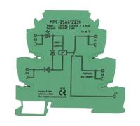 Enwye MRC 25A61Z230 Thin Miniature Intermediate Relay Electromagnetic 230VAC DC Module 6A Single Pole Single Throw 81x6.2x78mm 50g