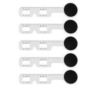 Enwye Optical PD Ruler Pupil Distance Measuring Ruler Meter Eye Ophthalmic Tool 5pcs (White)