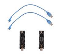 Enwye Pack Of 2 ，Single 18650 Battery Holder 18650 Lithium Li-ion Battery Expansion Shield 3V Micro USB Module 500mA 3V/1A 5V/2A
