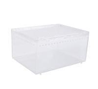 Enwye Reptile Terrarium,Reptile Breeding Box, Magnetic Acrylic Enclosure，for Snails, Geckos, Mantises, Lizards, Spider, Vivarium