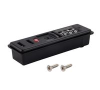 Enwye TSA007 Security Lock Padlock Luggage 3 Digits Self-Setting A Variety of Different Combinations Luggage Bag Travel Security Code Lock, Black