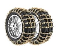 ENWYTE Snow Chains Set of 2 Tire Chains Thickened Manganese Steel Heavy Duty for Truck SUV Car in Snow, Sand and Mud Universal easy fit Winter Chain（165-275）(235/75R17.5)