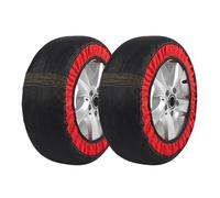 ENWYTE Snow Tires Socks Thickened 2PCS Tyre Chains Polyester Fiber Tire Cover Elastic Straps Easy Fitting Universal for Car SUV Pickup and Truck(205/65R15)
